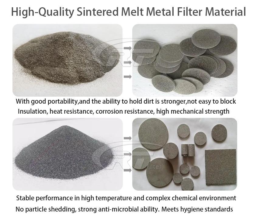 Sintered Metal Bronze Powder Filter Tubular Filter,Discs,Candles