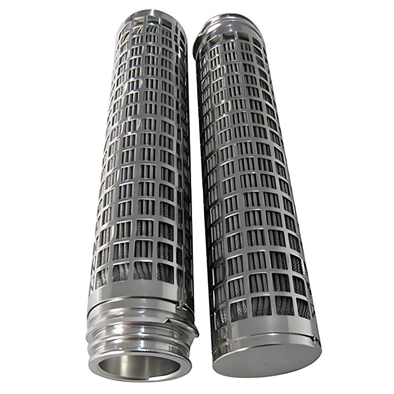 <b>316L Medical Treatment Stainless Steel Wire Mesh Polymer Pleated Filter</b>