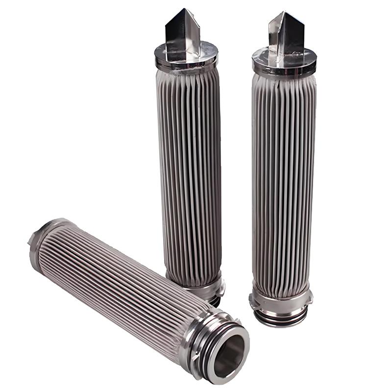 <b>SS 304 Stainless Steel Pleated Hydraulic Oil Fuel Gas Impurity Filter</b>