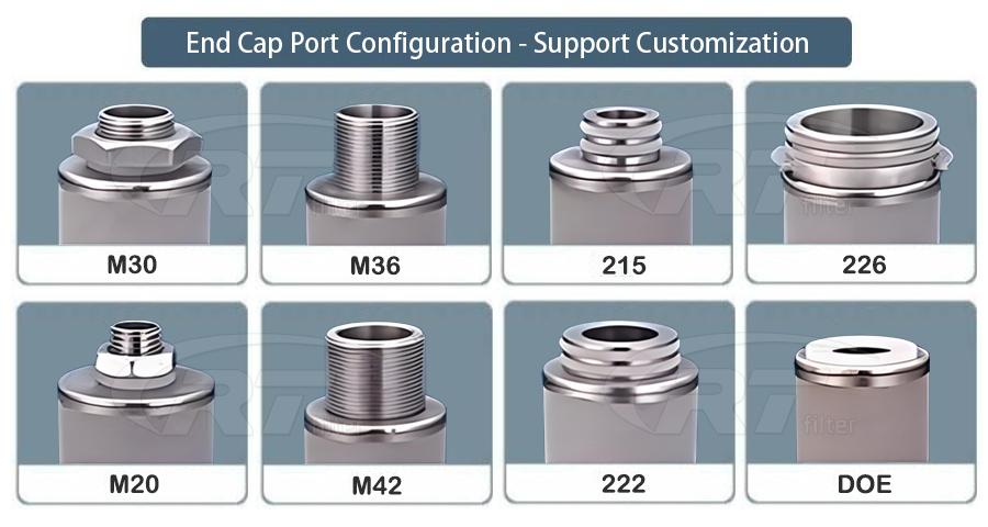 Air Dust Removal Metal Microporous Titanium Powder Sintered Filter